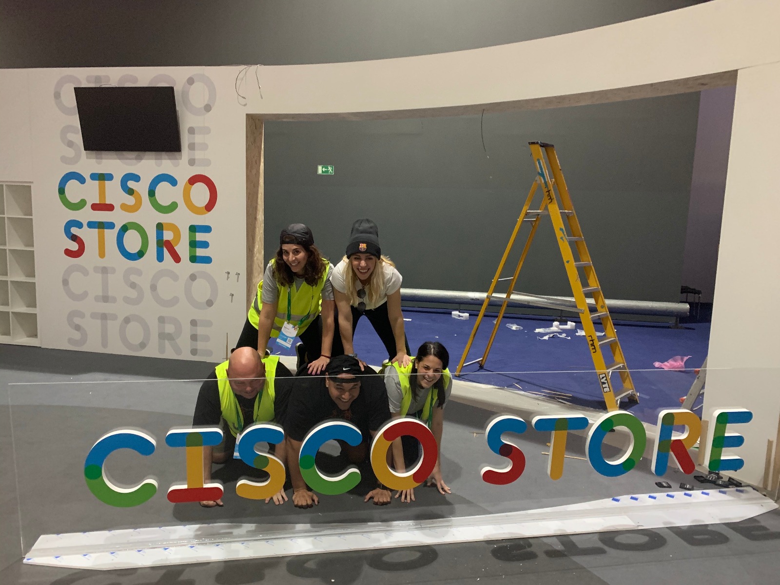 Cisco Store team pyramid
