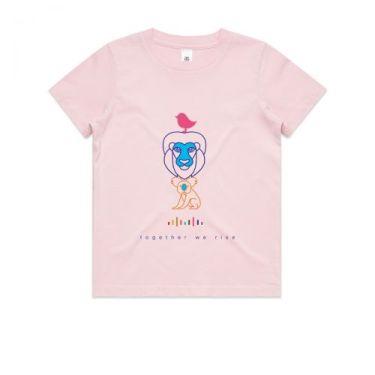 Together We Rise T-Shirt Pink (Unisex)
