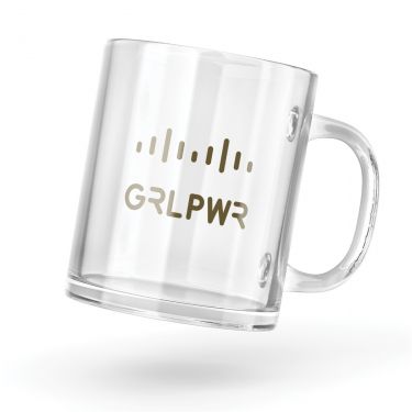 GRL PWR Glass Mug 