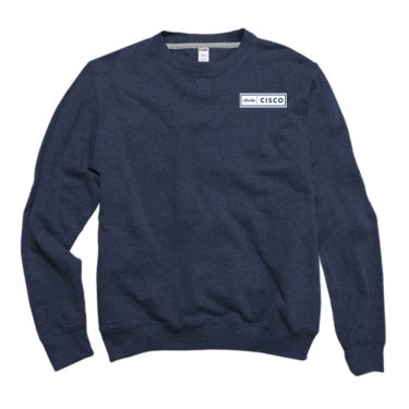 Patch Crew Sweatshirt Navy (Unisex) 