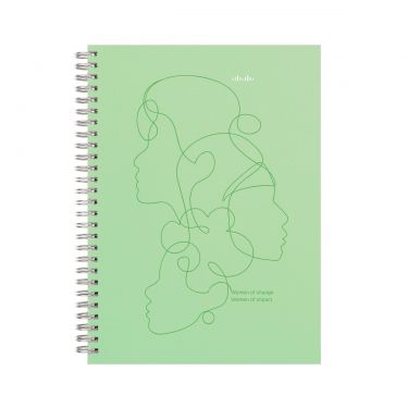 Women of Impact Stencil Notebook (Mint)